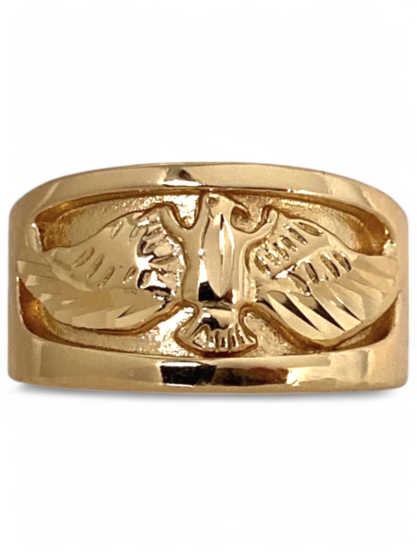SPARROW unisex bold statement ring with eagle design, men’s jewelry, men’s fashion jewelry, unique statement ring, edgy accessory for men and women, men’s ring, jewelry gifts