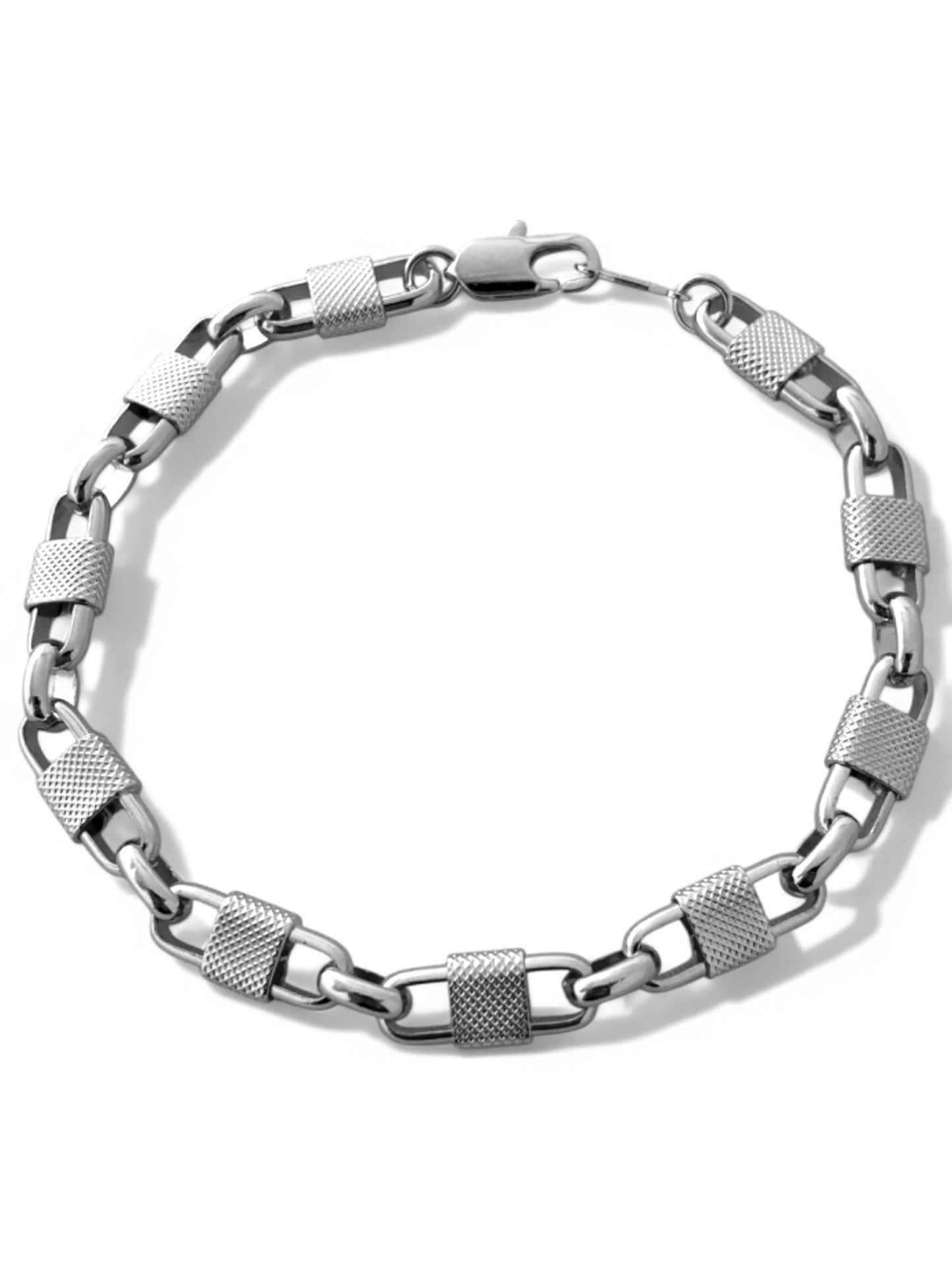 SPARROW unisex gold chain bracelet, edgy punk gothic jewelry, bold alternative fashion accessory, versatile bracelet for stacking and layering, minimalist yet rebellious design