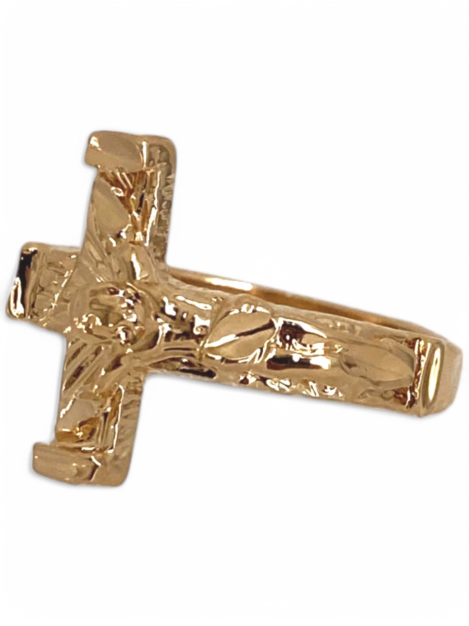 ⑨STARクロスRING 真鍮 The Cross Ring – Cross Statement Ring | SPARROW