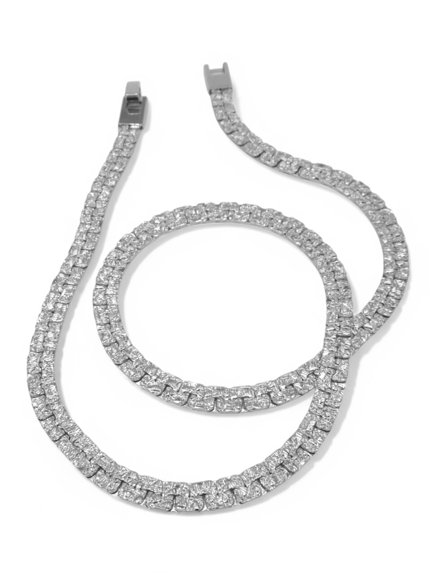 Gold necklace, silver necklace, mens necklace, mens jewelry, gift for him, boyfriend necklace, Valentines Day gift, anniversary gift, birthday gift, unisex necklace, nugget chain, Coachella necklace, gold nugget chain Child of Wild