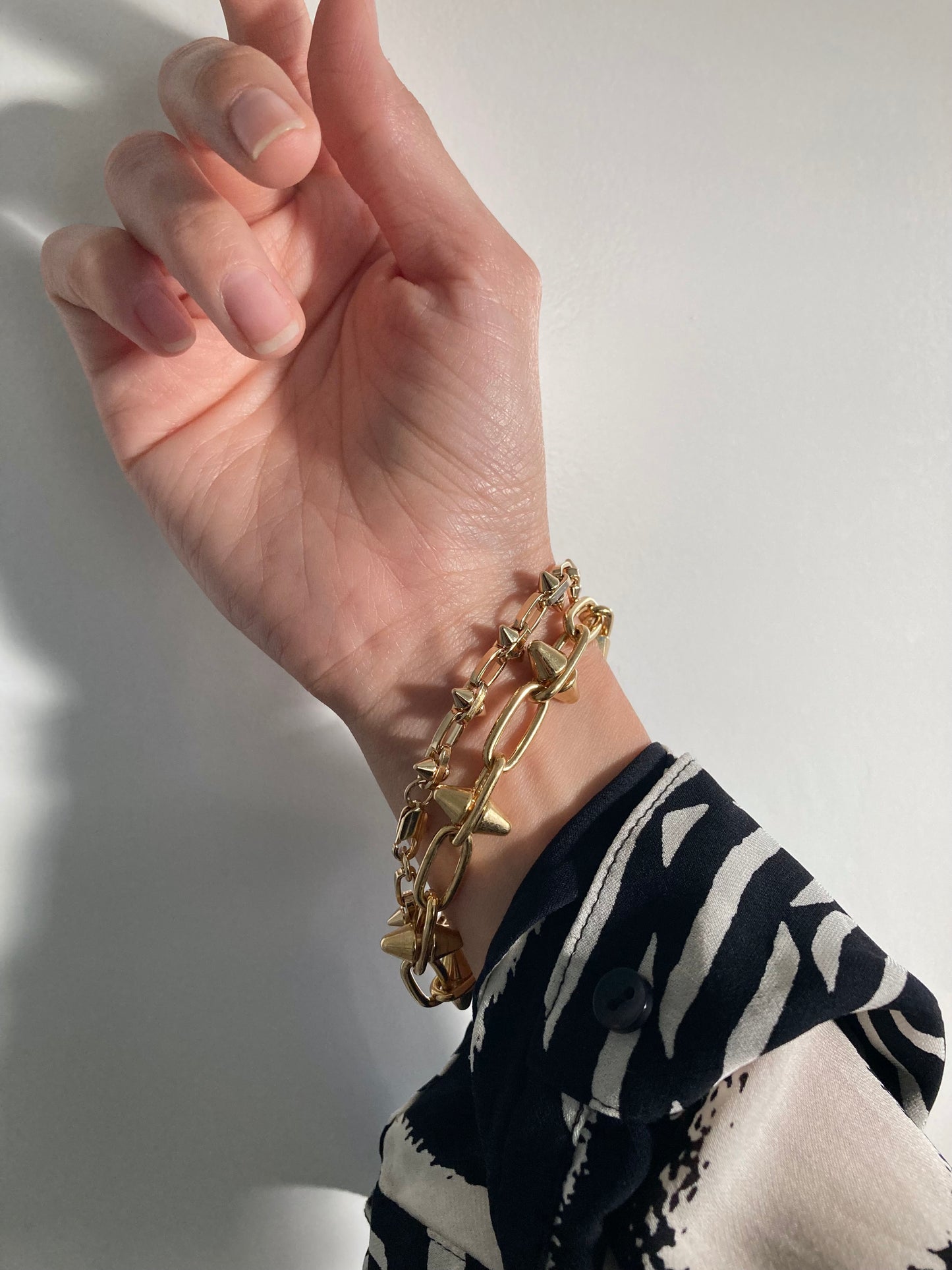 Layered bracelets, stackable bracelets, boho bracelets, festival bracelets, gold bracelets, silver bracelets, unisex bracelets, men’s bracelets, gift for him, cool bracelets for men, spike bracelets, gothic bracelets, chain bracelets, bohemian jewelry
