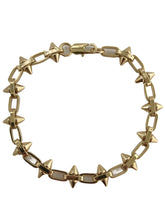 Load image into Gallery viewer, layering bracelets, chunky bracelet, Child of wild chain bracelet, Vanessa Mooney Chain bracelet, Stallone chain, child of wild Arcadia Child of wild Harley Chain, Vanessa Mooney the zeta spike chain bracelet
