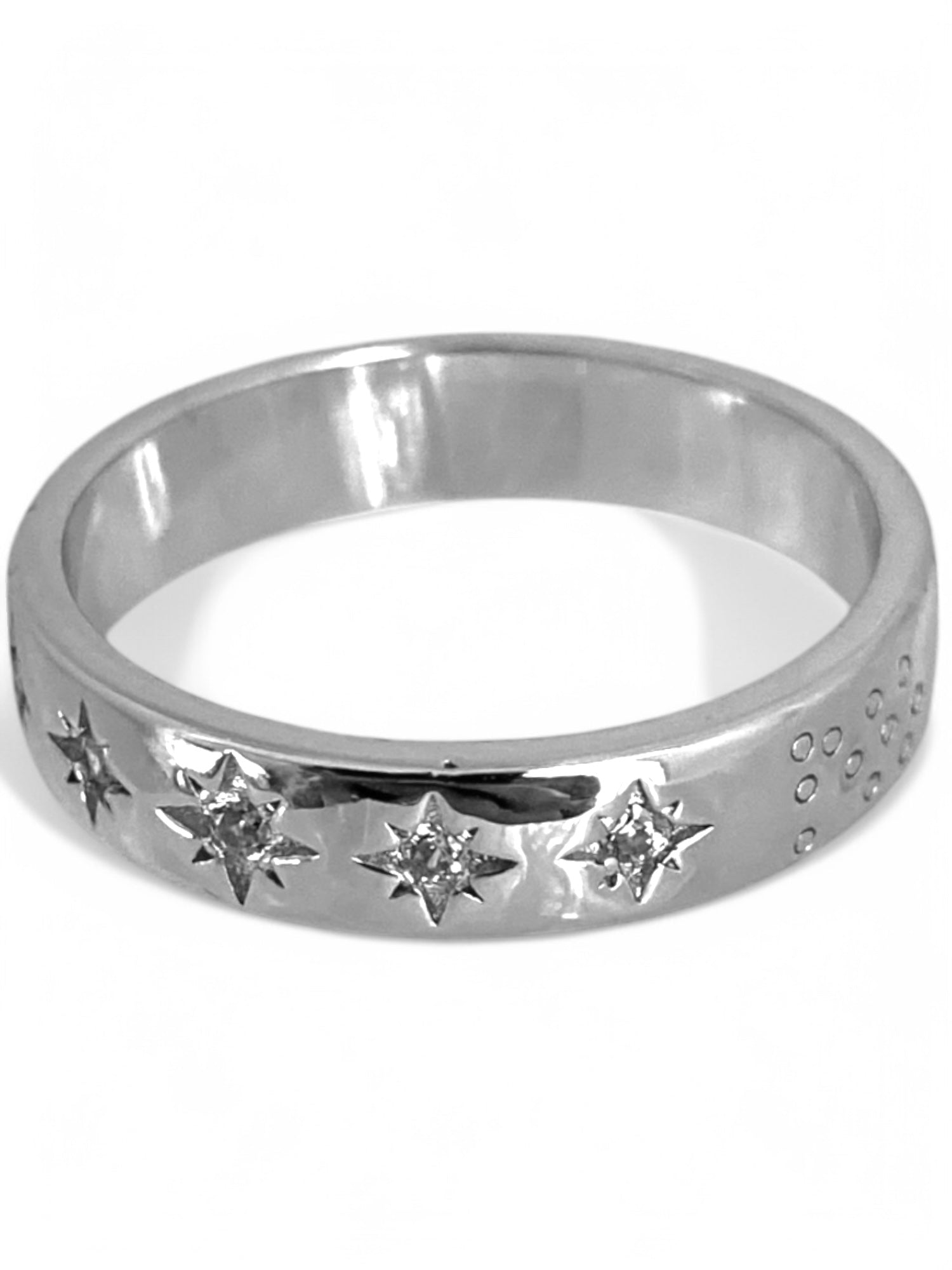 SPARROW starburst stacking ring, trendy minimalist ring, celestial jewelry, layering ring for women, dainty star ring, fashion jewelry, Child of Wild Stellium Ring