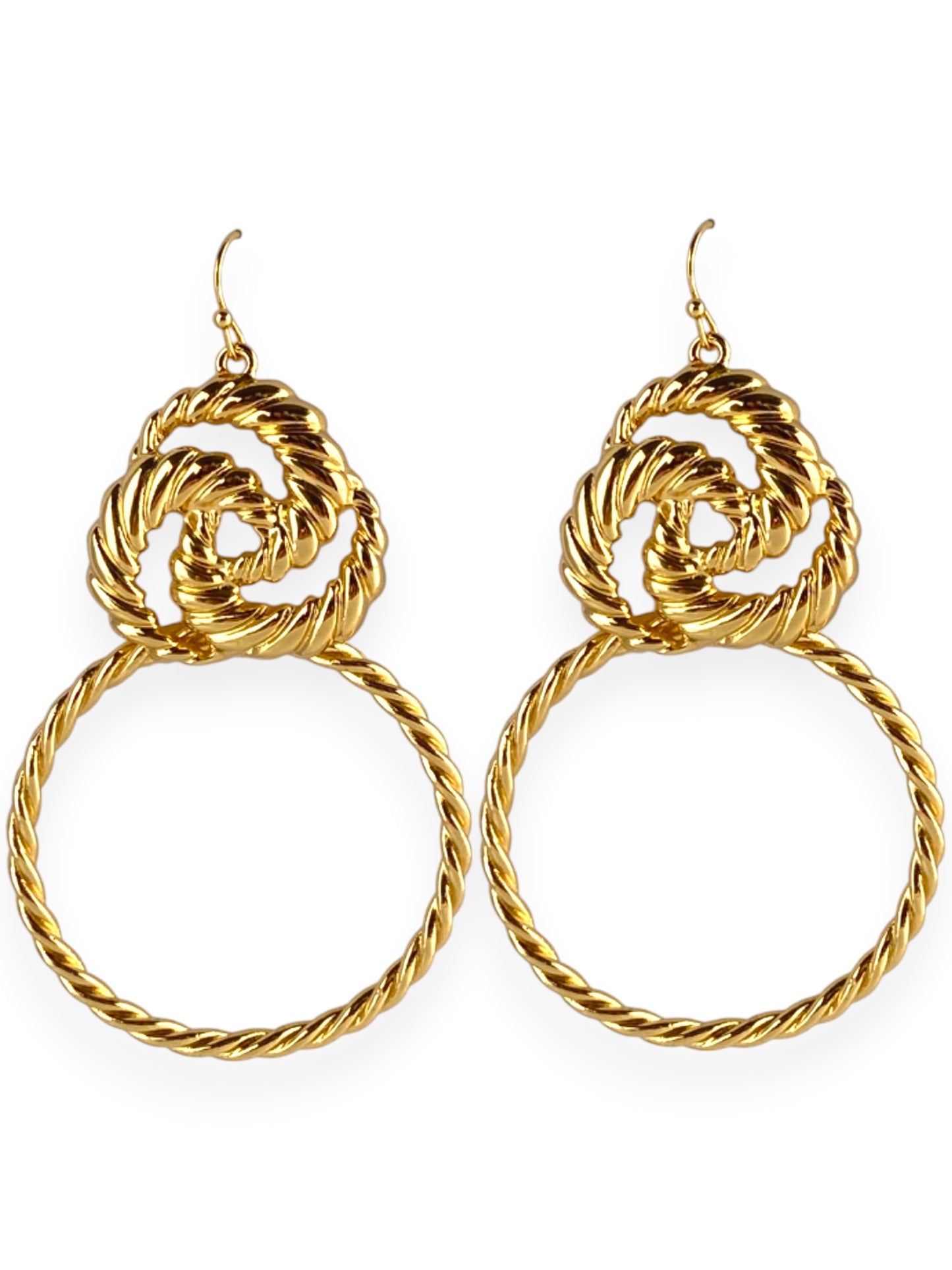 Vanessa Mooney twisted earrings, Vanessa Mooney earrings, Vanessa Mooney valletta earrings, Vanessa Mooney valletta mini earrings, rope earrings, Vanessa Mooney The Valleta