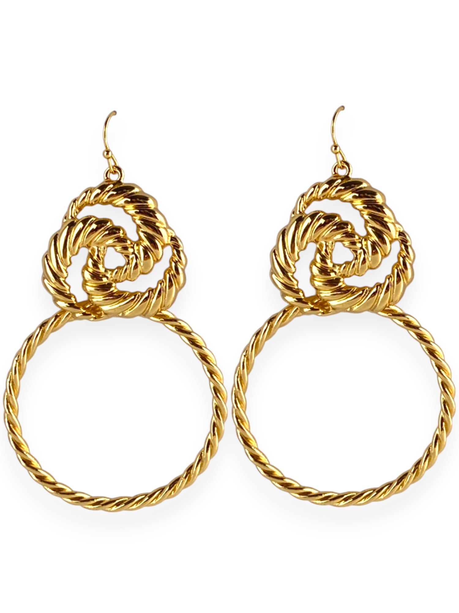 Vanessa Mooney twisted earrings, Vanessa Mooney earrings, Vanessa Mooney valletta earrings, Vanessa Mooney valletta mini earrings, rope earrings, Vanessa Mooney The Valleta