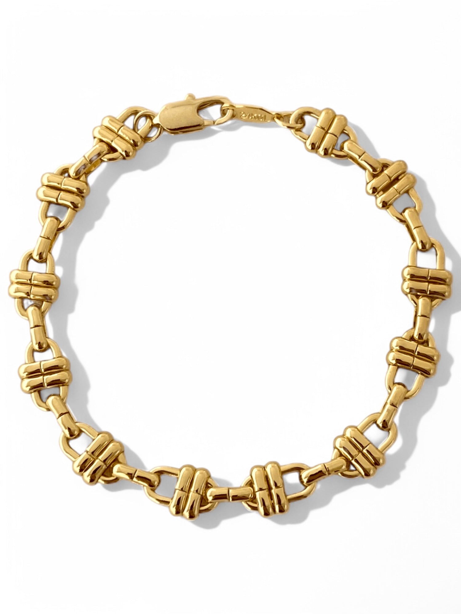 SPARROW gold chain bracelet, minimalist stacking bracelet, trendy fashion jewelry for men and women, distinctive everyday accessory, gold bracelet for men, Serket Goddess Bracelet, Child of Wild Serket Goddess Bracelet Gold 
