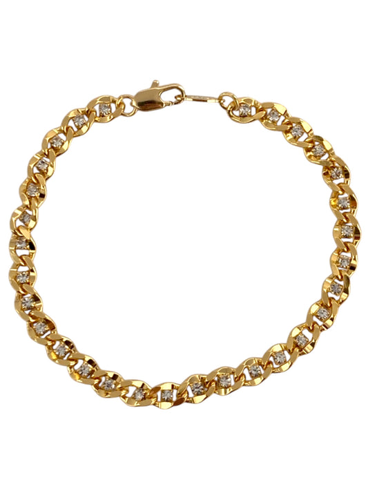 SPARROW CZ stone chain bracelet, gifts for her birthday, gifts for her anniversary, gifts for her Valentine's Day, unique gifts for women, fashion accessories for her, personalized jewelry for her, elegant women's bracelet, luxurious jewelry gift for her