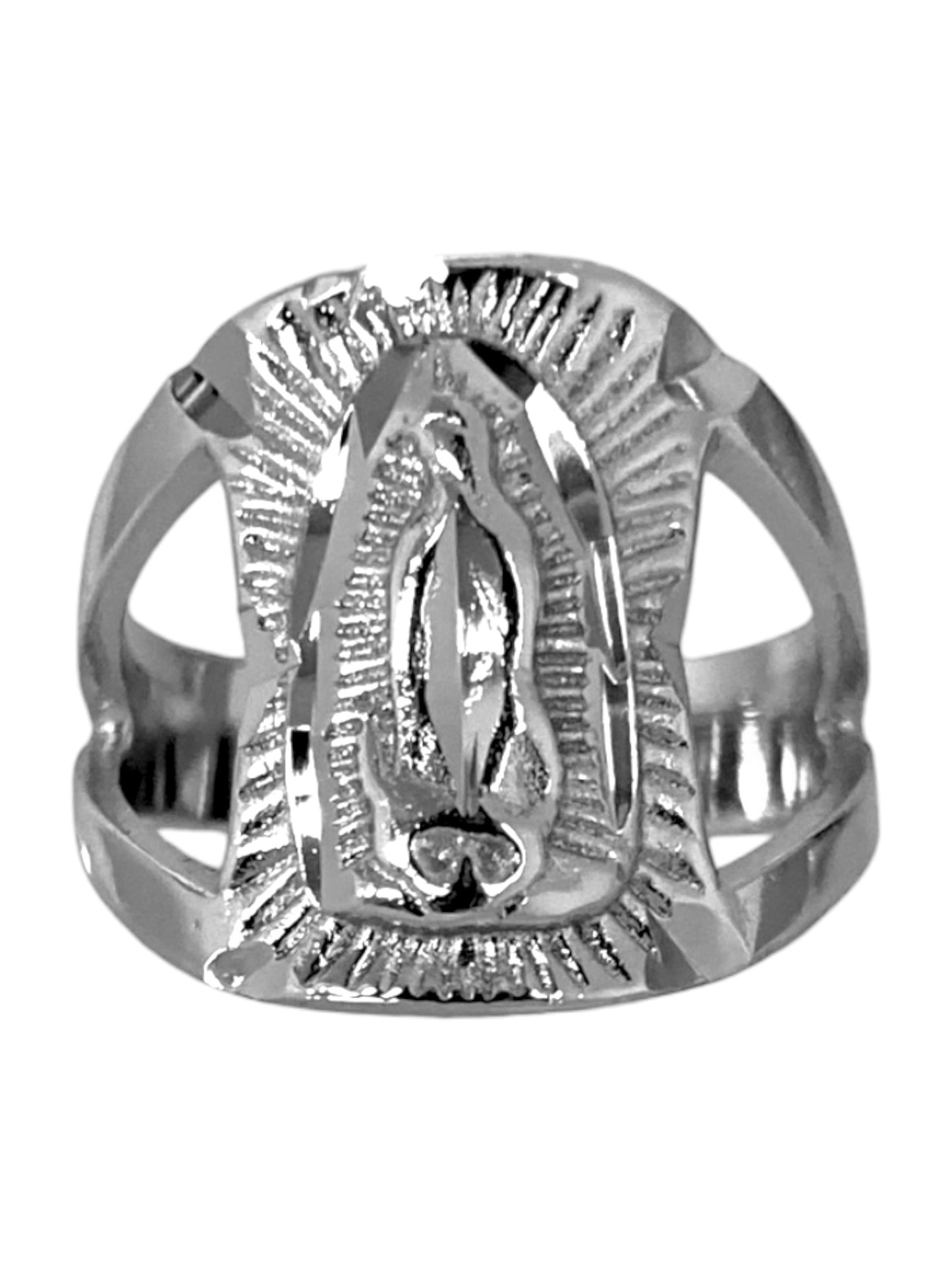SPARROW unisex bold statement ring with Virgin Mary design, religious jewelry, trendy men’s jewelry, men’s fashion jewelry, men’s statement ring, men’s ring, Child of Wild The Mother Mary Ring 