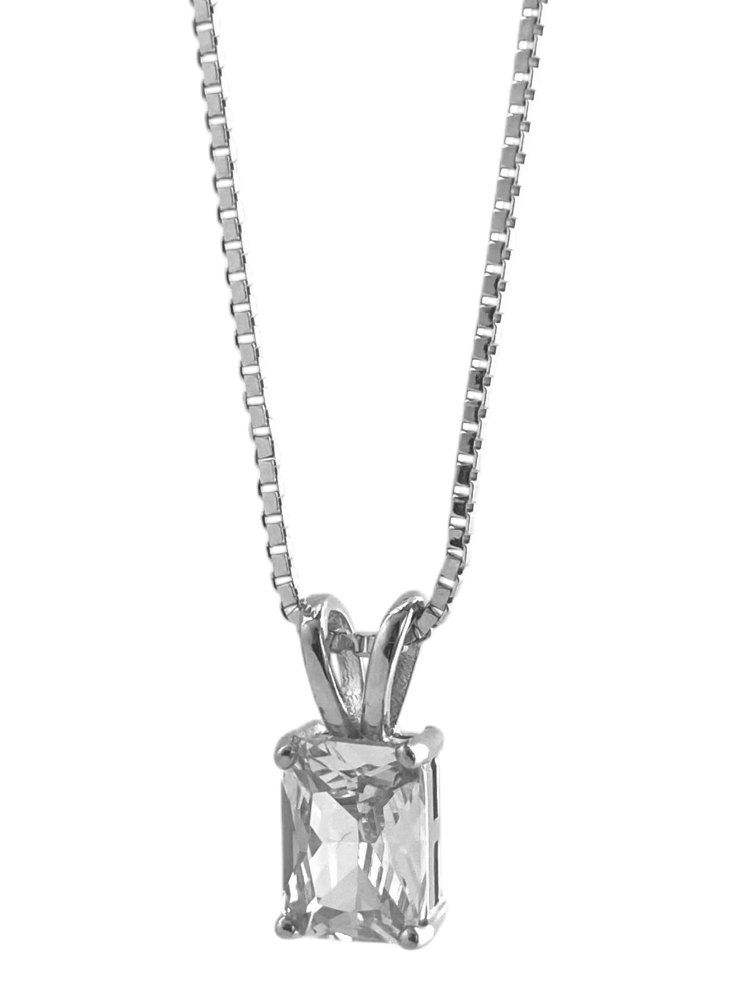 SPARROW dainty cubic zircon pendant necklace on delicate chain, perfect for layering and stacking, Gold Jewelry, Silver Jewelry, Fashion Jewelry, Gifts for Her Birthday, Minimalist Jewelry