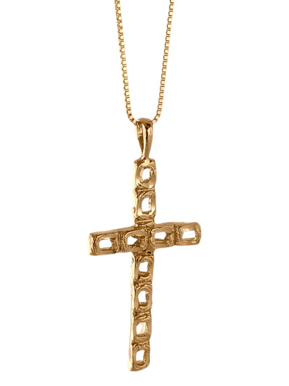 SPARROW unisex large cross pendant necklace, bold religious style, Men's Jewelry, Silver Jewelry, Gold Jewelry, Trendy Jewelry, Fashion Accessories, Statement Necklace