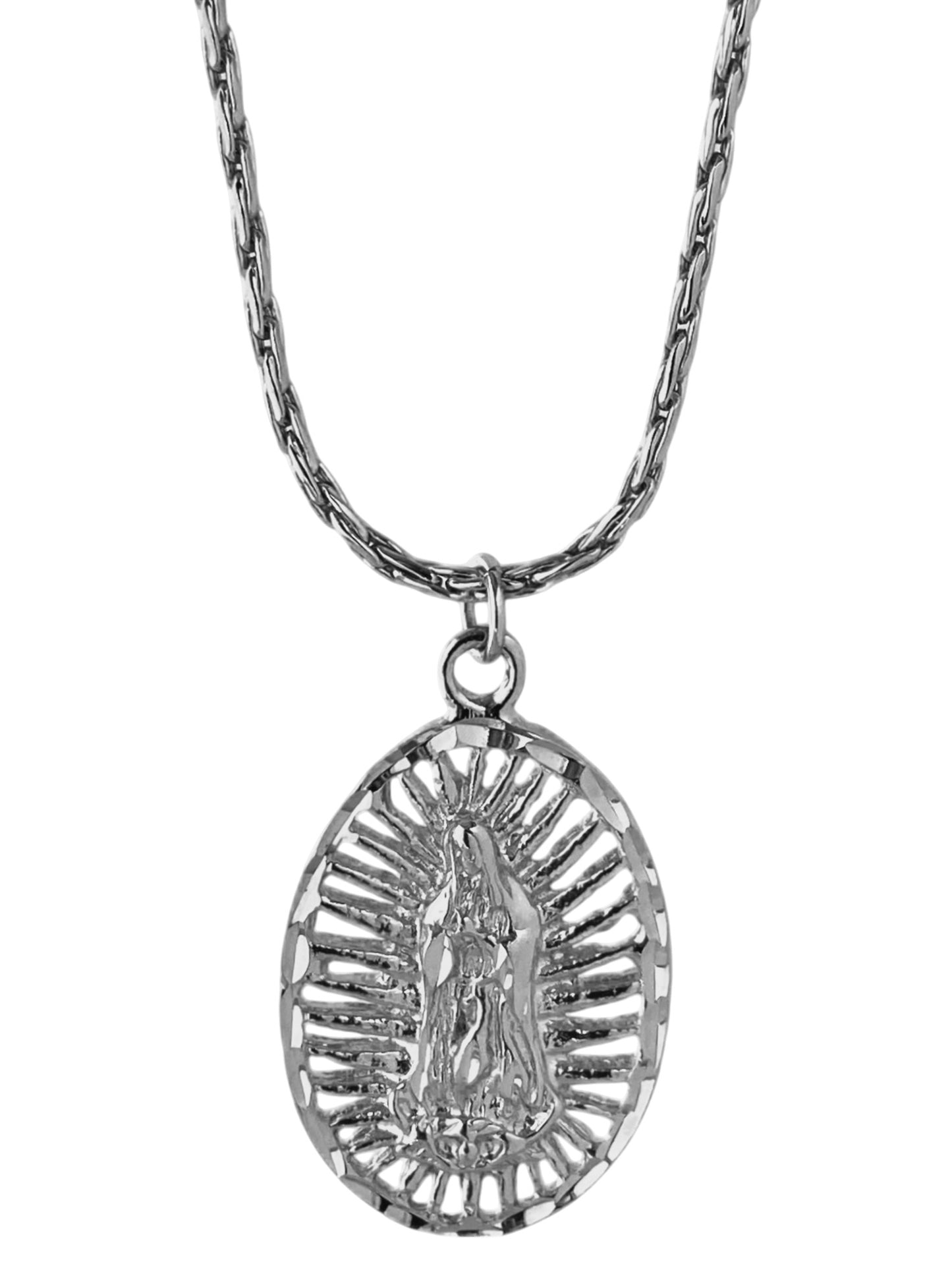 SPARROW unisex Virgin Mary pendant necklace, religious charm, minimalist design, Gold Jewelry, Silver Jewelry, Men's Jewelry, Men's Necklaces, Trendy Jewelry, Fashion Accessories