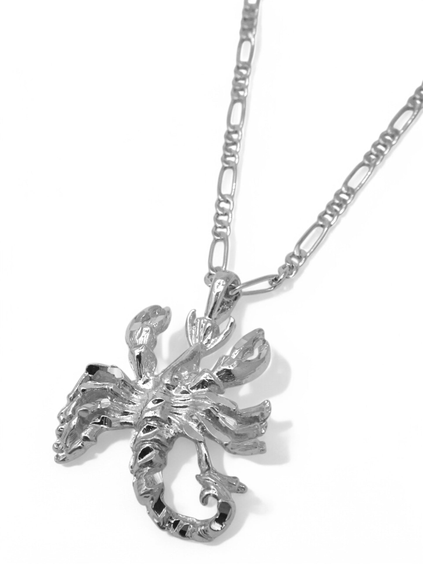 SPARROW unisex Scorpio zodiac charm pendant necklace, small astrology charm for men and women, minimalist Scorpio jewelry, trendy zodiac necklace gift, gold and silver astrology jewelry