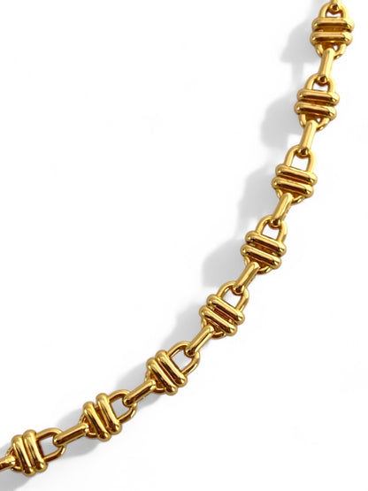 SPARROW gold chain bracelet, minimalist stacking bracelet, trendy fashion jewelry for men and women, distinctive everyday accessory, gold bracelet for men, Serket Goddess Bracelet, Child of Wild Serket Goddess Bracelet Gold 