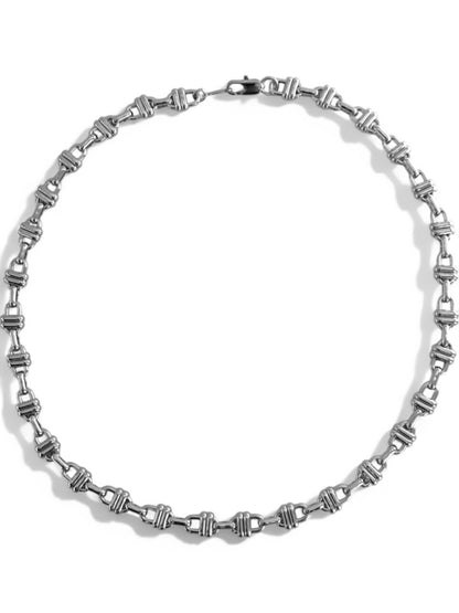 SPARROW unisex layering necklace, simple stackable chain, minimalist jewelry, everyday wear, trendy, classic style, versatile accessory, layering necklace for men & women