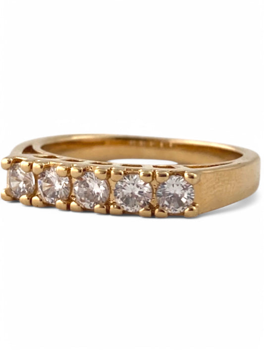 Gold ring, stackable ring, layered rings, unisex ring, luxury ring, boho jewelry, festival jewelry, trendy ring, minimalist ring, pinky ring, stacking bands, cubic zirconia ring, infinity ring, eternity ring, thin band ring, gift for her