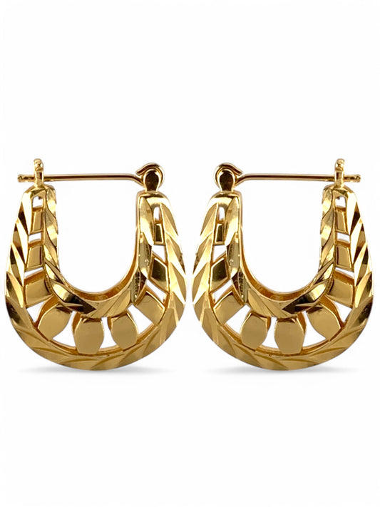 SPARROW basket hoop earrings, trendy statement hoops, bold fashion jewelry, must-have modern hoop earrings, stylish accessories for women, fashion-forward earrings