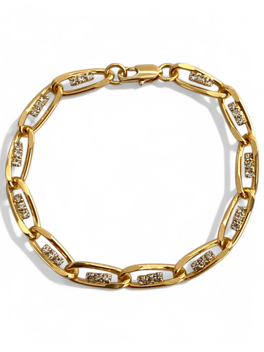 dainty, cubic zirconia, tennis, gold, stackable, tennis bracelet, trendy, gift for her, bridesmaid gift, gifts for mom, festival jewelry, summer accessories, child of wild tennis bracelet, vanessa mooney tennis bracelet