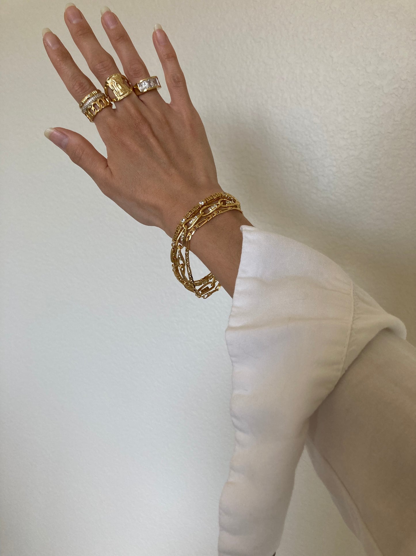 Gold ring, stackable ring, layered rings, unisex ring, luxury ring, boho jewelry, festival jewelry, trendy ring, minimalist ring, pinky ring, stacking bands, cubic zirconia ring, infinity ring, eternity ring, thin band ring, gift for her