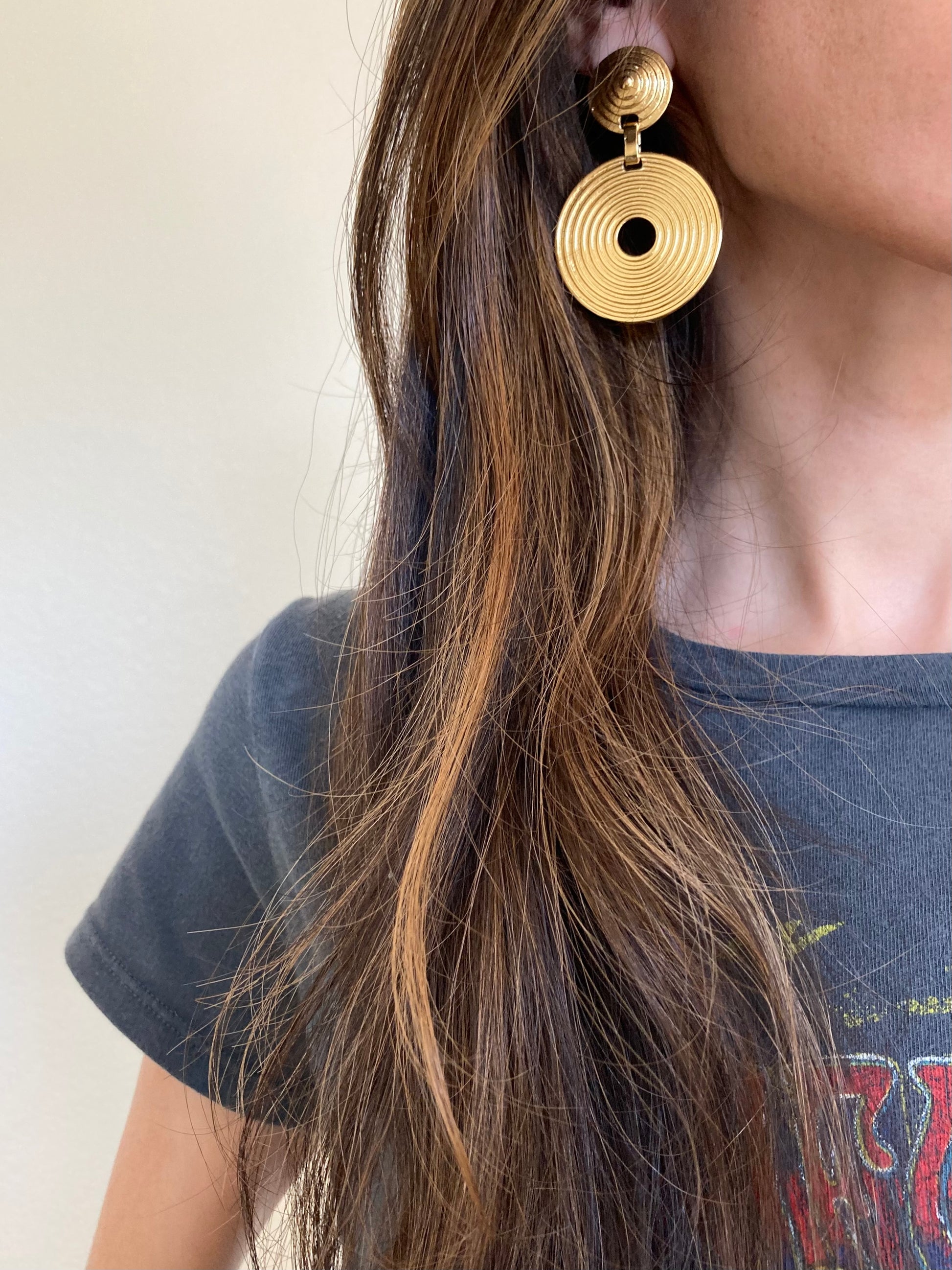 statement earrings, boho festival earrings, summer earrings, beach earrings, bohemian festival coin earrings, Coachella earrings, festival jewelry, Coachella style accessories, boho jewelry, bohemian jewelry, Vintage boho earrings, Retro earrings
