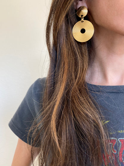 statement earrings, boho festival earrings, summer earrings, beach earrings, bohemian festival coin earrings, Coachella earrings, festival jewelry, Coachella style accessories, boho jewelry, bohemian jewelry, Vintage boho earrings, Retro earrings
