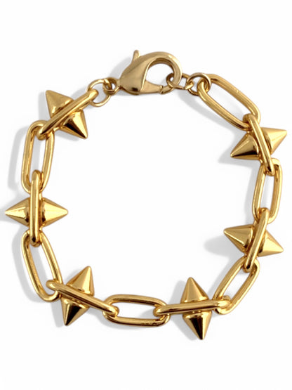 Layered bracelets, stackable bracelets, boho bracelets, festival bracelets, gold bracelets, silver bracelets, unisex bracelets, men’s bracelets, gift for him, cool bracelets for men, spike bracelets, gothic bracelets, chain bracelets, bohemian jewelry