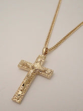 Load image into Gallery viewer, The Son of Man Necklace Child of Wild, Child of Wild cross necklace, cross necklace for men, cross necklace womens, cross necklace gold, gold cross necklace for women unique, gold cross necklace layered, crucifix necklace
