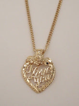 Load image into Gallery viewer, Vanessa Mooney valentine heart necklace gold, Vanessa Mooney Heart necklace, heart necklace, heart necklace gold, heart necklace for girlfriend, gold heart necklace, necklace for girlfriends, necklace for girls jewelry
