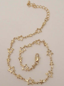 star chain necklace, star chain, star necklace, star necklace gold simple, star jewelry necklace, star jewelry, layering necklaces, choker necklace, star choker necklace, gold star necklace choker, Vanessa mooney the star chain necklace