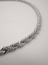 Load image into Gallery viewer, layering necklaces, layering necklace gold, layering necklace hack, layering chains, layering chain necklace gold, gold chain necklace, thick gold chain necklace unique chain, Rope chain, rope chain necklace gold, rope chain necklace, rope chain mens
