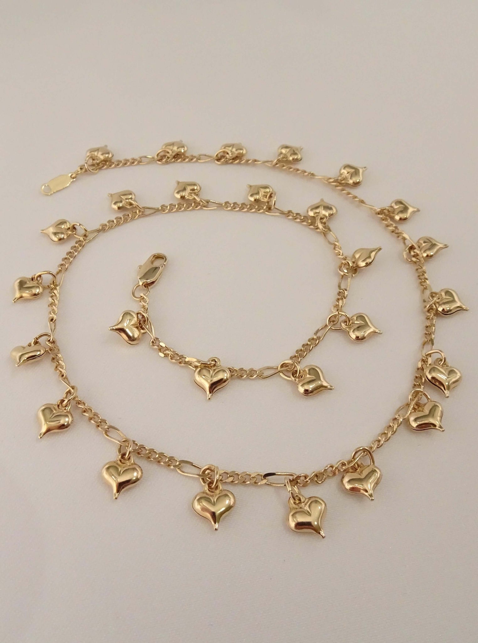 Dainty Heart Charm Bracelet