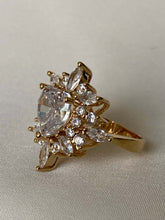 Load image into Gallery viewer, Heart ring, heart ring gold, heart ring gold jewelry, cocktail ring, heart shaped gold ring, heart shaped gold ring gold heart ring, gold heart ring with diamond, statement rings, statement rings unique, the rosalind heart ring Vanessa mooney
