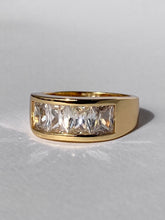 Load image into Gallery viewer, Vanessa mooney lasso Ring, the gaudy ring child of wild, Child of wild ring, Gaudy Ring gold, Gaudy ring silver, Nordstrom Child of Wild Gaudy Ring, cz rings that look real, statement rings unique diamond, statement rings unique gold, large cz rings
