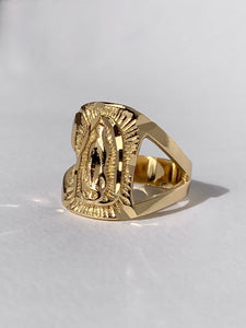 Mary ring gold, virgin mary ring, virgin mary ring gold, virgin mary ring men, virgen de Guadalupe rings, la virgen de Guadalupe rings, men rings gold, gold rings for men, child of wild the mother Mary ring, child of wild Mary ring, child of wild rings