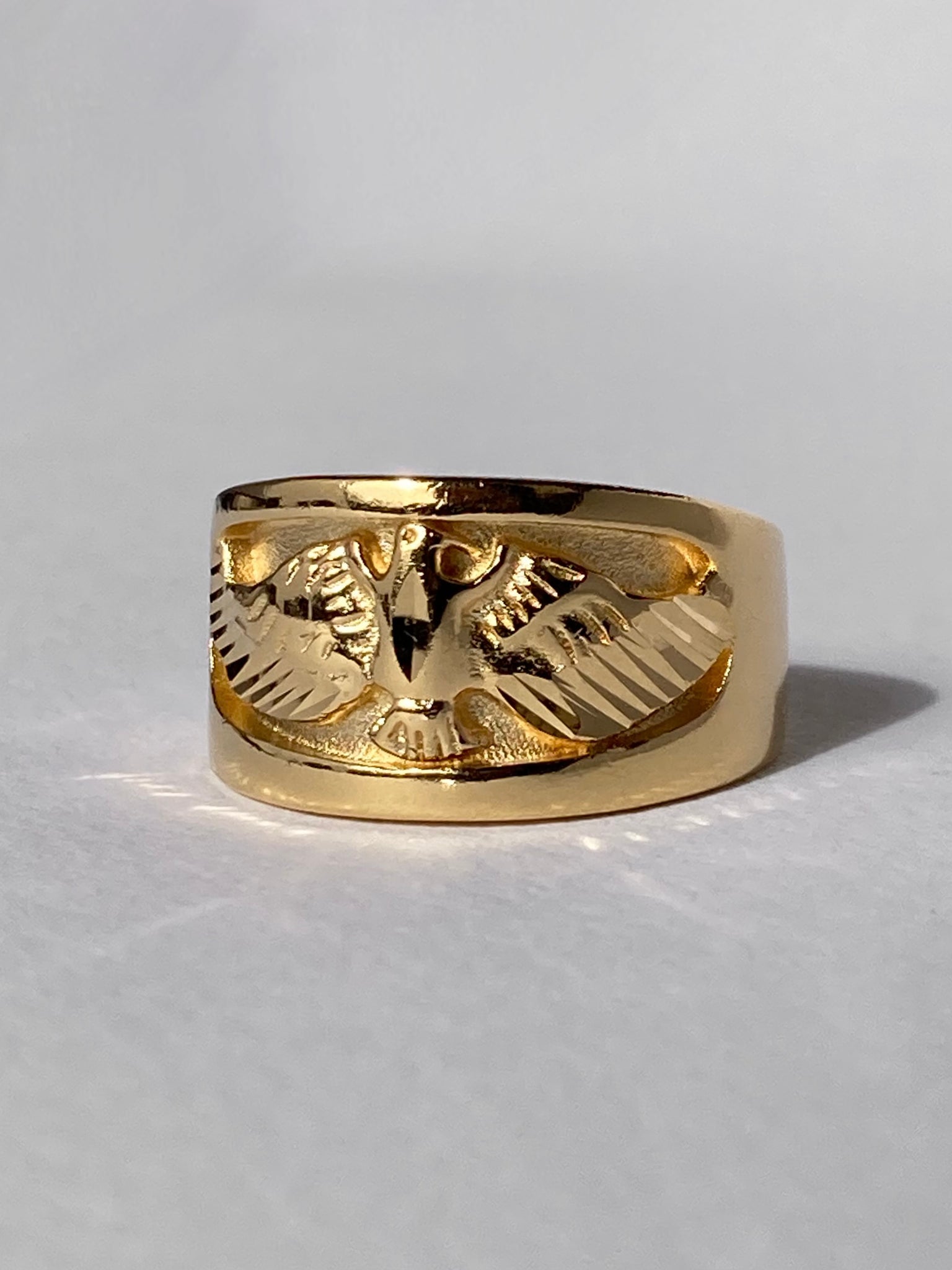 Antique Diamond and 14K Gold Eagle Ring, Victorian Conversion – Alpha &  Omega Jewelry