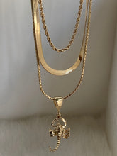 Load image into Gallery viewer, layering necklaces, layering necklace gold, layering necklace hack, layering chains, layering chain necklace gold, gold chain necklace, thick gold chain necklace unique chain, Rope chain, rope chain necklace gold, rope chain necklace, rope chain mens
