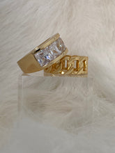 Load image into Gallery viewer, Vanessa mooney lasso Ring, the gaudy ring child of wild, Child of wild ring, Gaudy Ring gold, Gaudy ring silver, Nordstrom Child of Wild Gaudy Ring, cz rings that look real, statement rings unique diamond, statement rings unique gold, large cz rings

