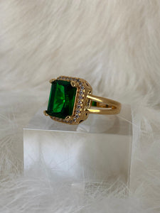 Vanessa Mooney emerald ring, Vanessa mooney AMOY RING, Vanessa mooney GARLAND EMERALD RING, emerald ring, emerald ring gold, emerald ring simple, emerald ring designs unique, emerald gold ring simple Emerald CZ ring, cocktail ring