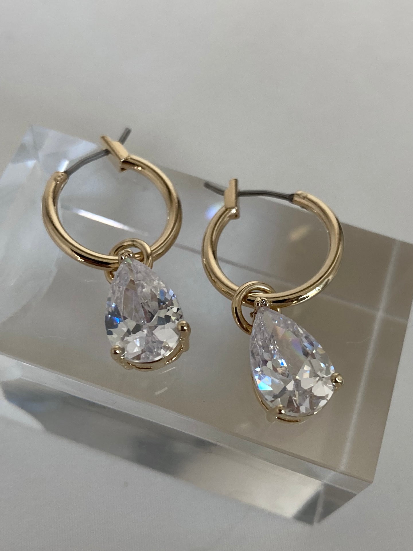 diamond hoop earrings, diamond hoop earrings small, diamond hoop earrings unique, crystal hoop earrings, CZ hoop earrings, diamond drop earrings, diamond drop earrings simple, small hoop earrings gold, isabella diamond hoop gold vanessa mooney