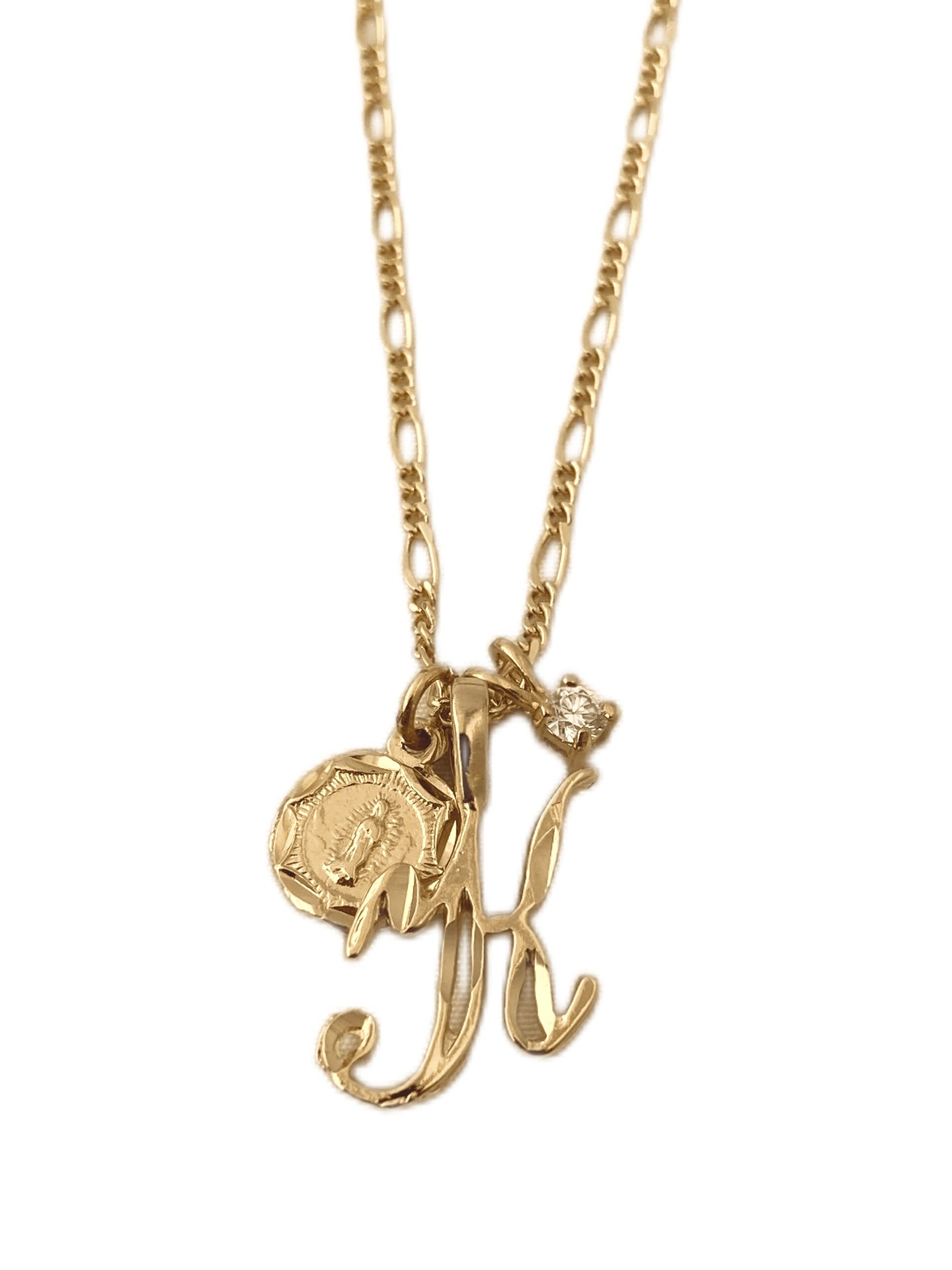 Oak&Luna Key Charm Necklace With Engraving - Gold Vermeil - Oak & Luna