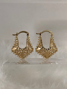 Vanessa mooney Mable Hoop Earrings, Vanessa Mooney Lilian Hoop Earrings, Vanessa Mooney Charita Hoop Earrings, boho earrings, small basket earrings, basket hoop earrings, dangle hoop earrings, girls hoop earrings, basket earrings, basket hoop 