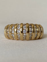 Load image into Gallery viewer, Child of Wild The Parker Crystal Ring, Child of Wild ring, Parker Crystal Ring, Dome ring, croissant dome ring, pave croissant dome ring, diamond dome ring, puff ring, bottle service ring Vanessa mooney, Parker ring child of wild, cocktail ring
