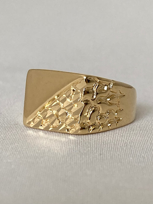 nugget ring, nugget ring women, nugget rings gold, mens rings fashion style, gold mens rings fashion, gold rings for men, men nugget rings, golden nugget rings, The catacomb ring child of wild, child of wild mens rings, child of wild jewelry