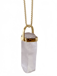 The Axel Stone Necklace - Quartz Crystal