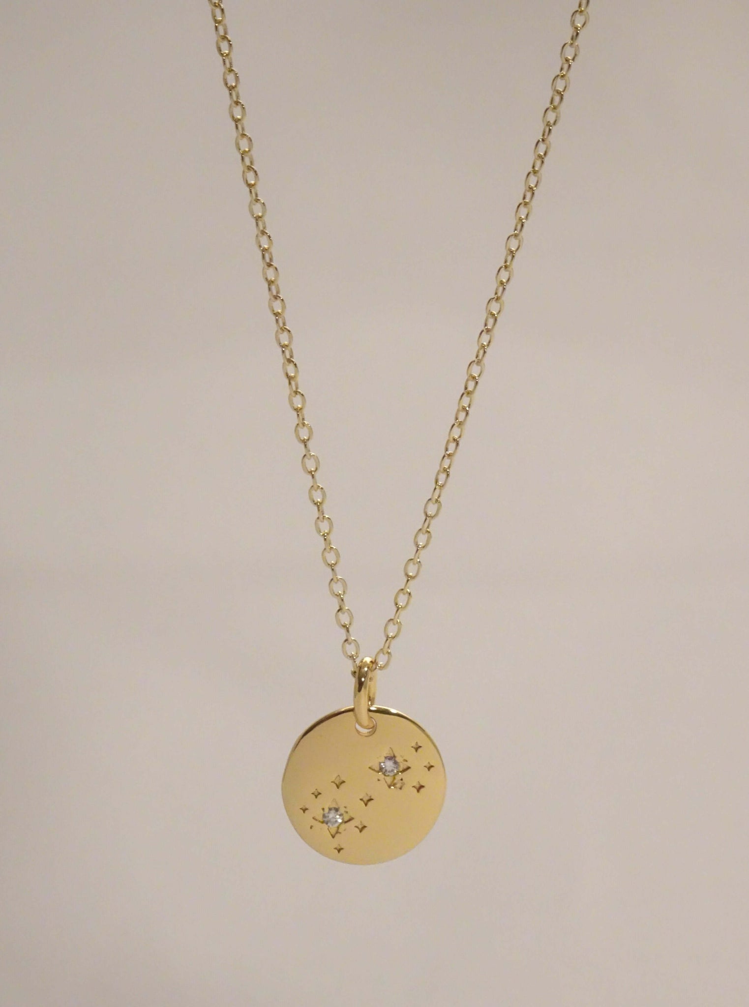 Scorpio Script Necklace - Gold – The Mama Luna