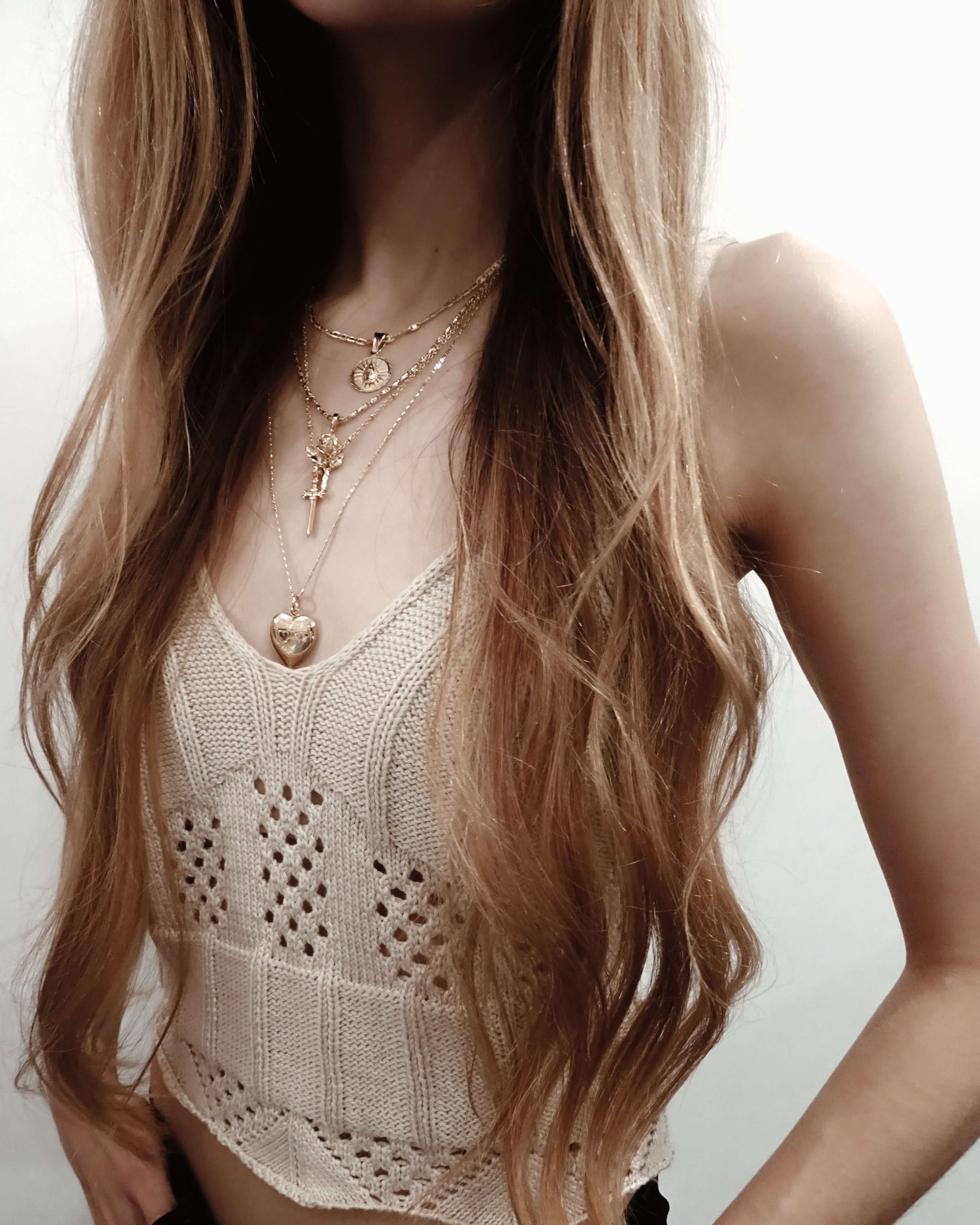 Gold necklace, boho necklace, bohemian jewelry, dagger necklace, gift for him, boyfriend necklace, mens necklace, unisex necklace, festival jewelry, Coachella necklace, festival necklace, Coachella jewelry, Vanessa Mooney Alexandra necklace