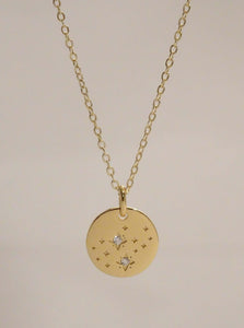 Virgo necklace, Virgo necklace silver, Virgo necklace constellations, Virgo necklace aesthetic, Virgo coin necklace, zodiac necklace, constellation necklace, star sign necklace gold, zodiac jewelry, zodiac pendant, layering necklaces gold