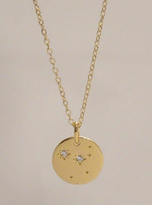 Cancer necklace, Cancer necklace silver, Cancer necklace constellations, Cancer necklace aesthetic, Cancer coin necklace, zodiac necklace, constellation necklace, star sign necklace gold, zodiac jewelry, zodiac pendant, layering necklaces gold