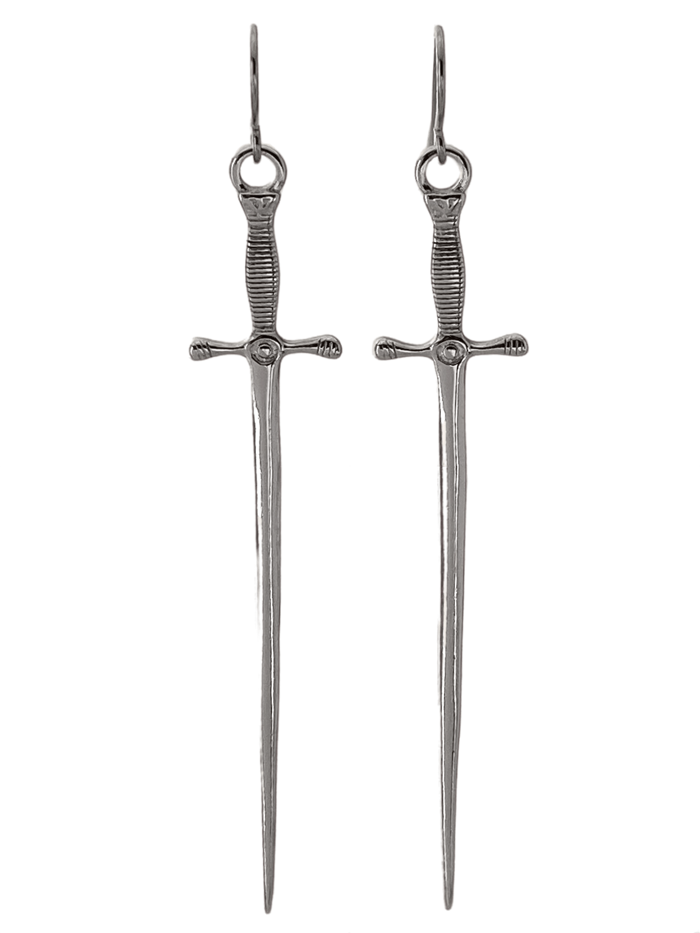 dagger earrings, sword earrings, Vanessa mooney Amparo, Vanessa mooney sword earrings, dangle cross earrings for mens, Amparo earrings, grunge earrings, Kinsley dagger earrings Vanessa mooney, Alexandra hoop earrings Vanessa mooney, Amparo rosary earrings